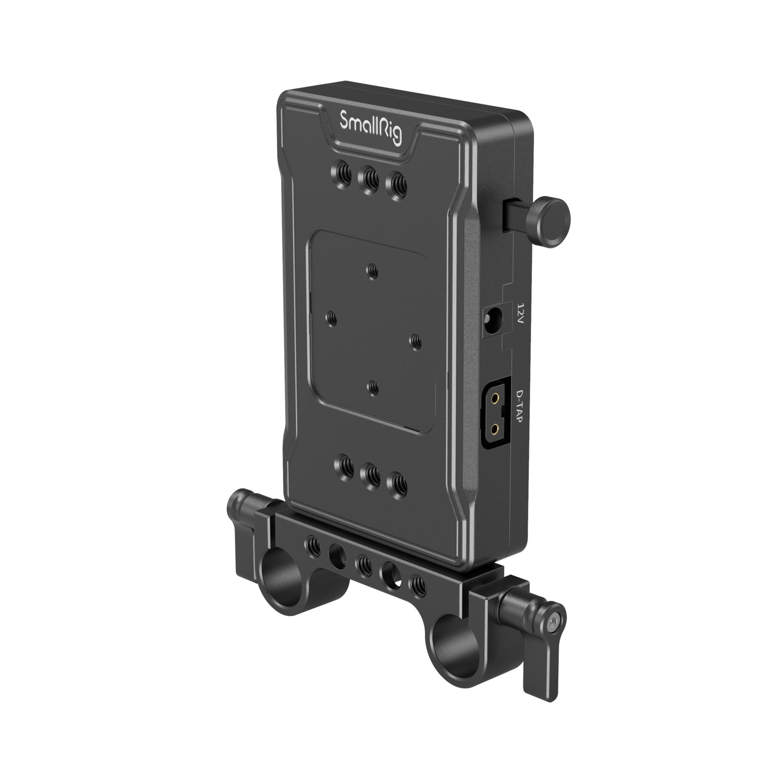 Placa Adaptadora de Batería V-Mount (Versión Básica) con Abrazadera Doble para Varillas
