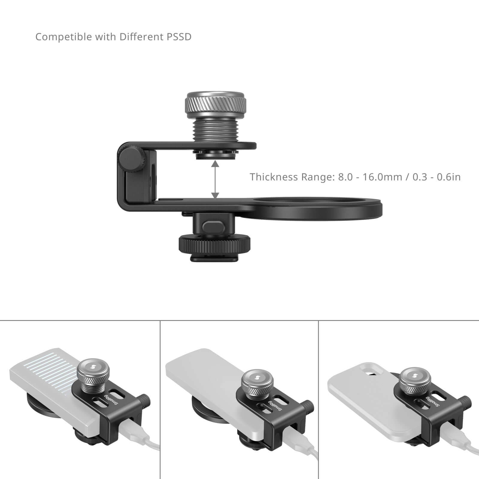Soporte universal 2 en 1 para SSD con MagSafe / Zapata fría Soporte Universal para SSD Soporte universal 2 en 1 para SSD con MagSafe / Zapata fría para entrega inmediata en nuestras tiendas de Escazú y Curridabat. Tienda en línea con envíos a toda Costa R