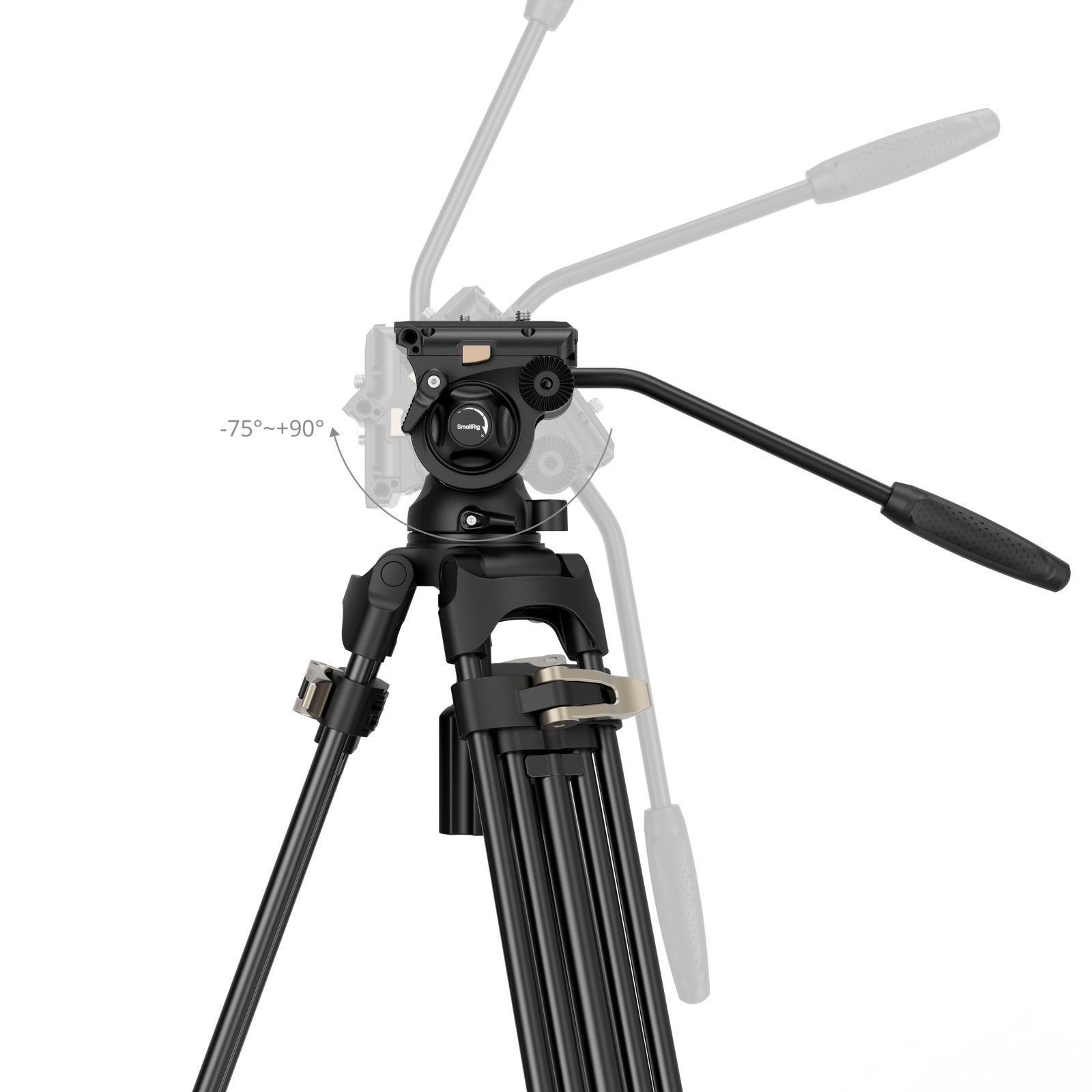 Kit de Trípode con Cabeza Fluida de Alta Carga AD-01S SmallRig
