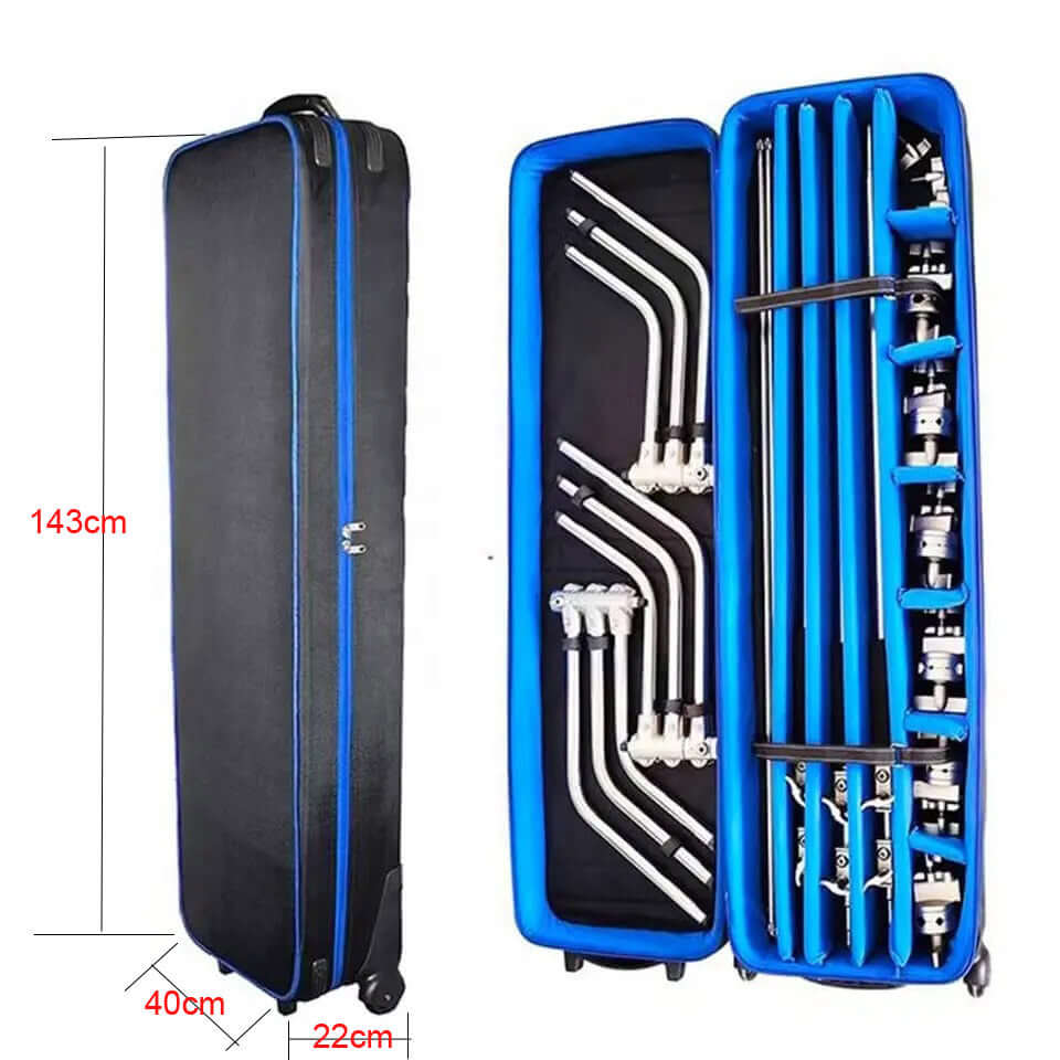 Estuche para C-Stands Maletines para pedestales Estuche para C-Stands para entrega inmediata en nuestras tiendas de Escazú y Curridabat. Tienda en línea con envíos a toda Costa Rica. Garantía en Costa Rica.
