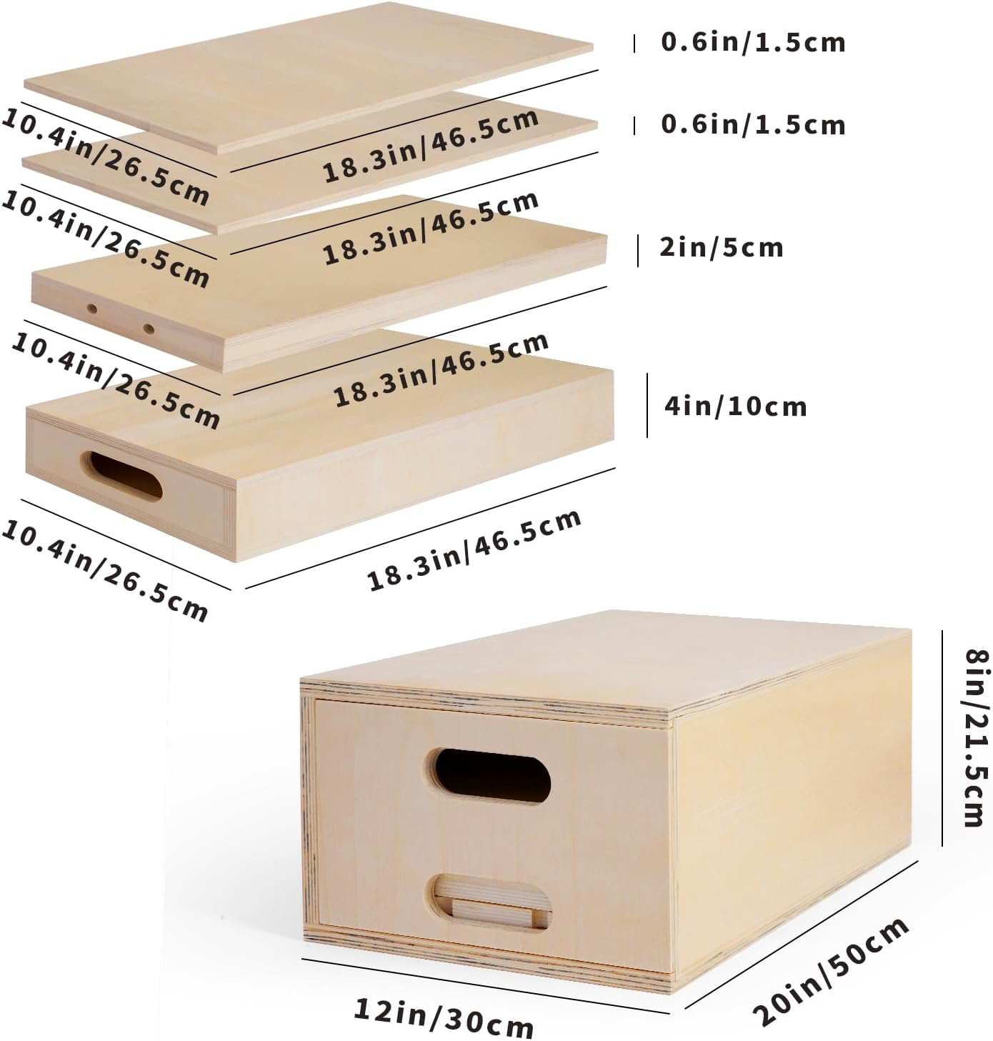 Set de cajas 5 en 1