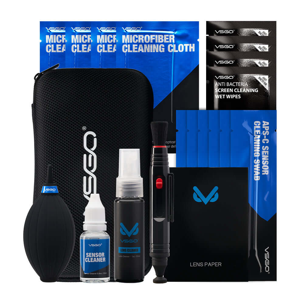 Kit Portátil de Limpieza para Lentes y Sensores VSGO Limpieza Kit Portátil de Limpieza para Lentes y Sensores VSGO para entrega inmediata en nuestras tiendas de Escazú y Curridabat. Tienda en línea con envíos a toda Costa Rica. Garantía en Costa Rica.