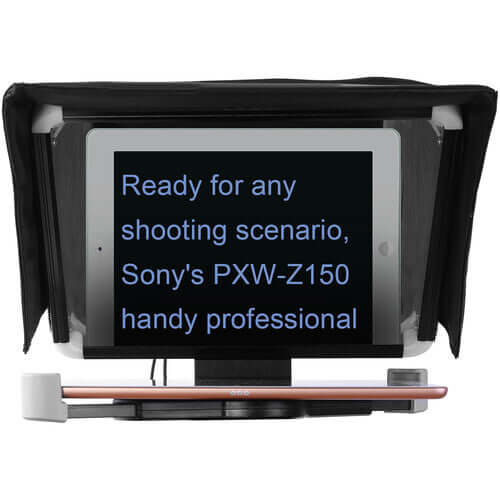 Teleprompter TQ-M para teléfonos y tabletas Teleprompter Teleprompter TQ-M para teléfonos y tabletas para entrega inmediata en nuestras tiendas de Escazú y Curridabat. Tienda en línea con envíos a toda Costa Rica. Garantía en Costa Rica.