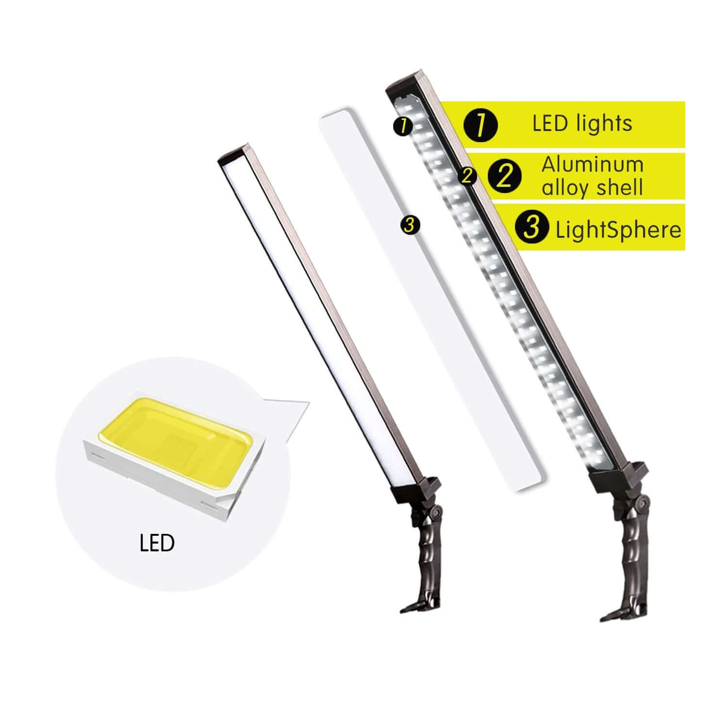 Bastón LED de 36W Luz Continua Bastón LED de 36W para entrega inmediata en nuestras tiendas de Escazú y Curridabat. Tienda en línea con envíos a toda Costa Rica. Garantía en Costa Rica.