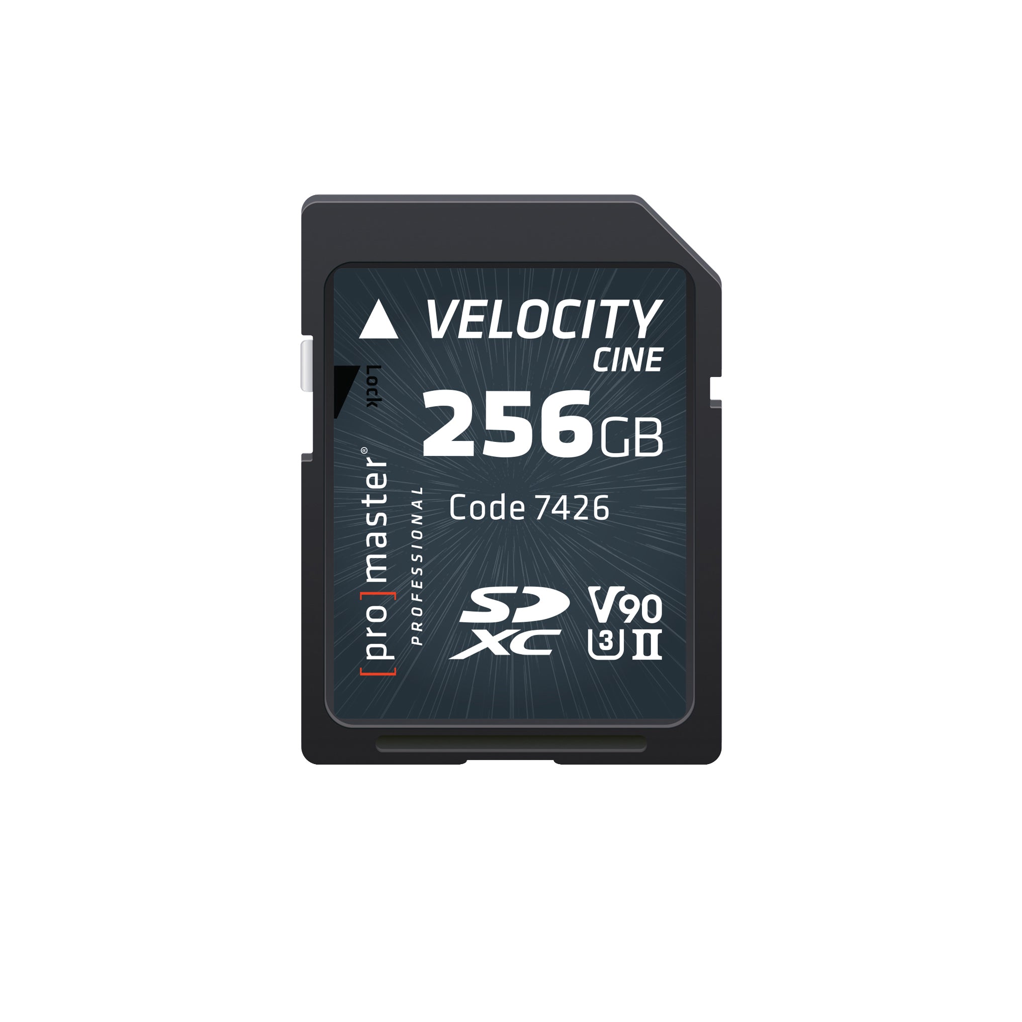 Tarjeta SDXC Velocity Cine 256GB