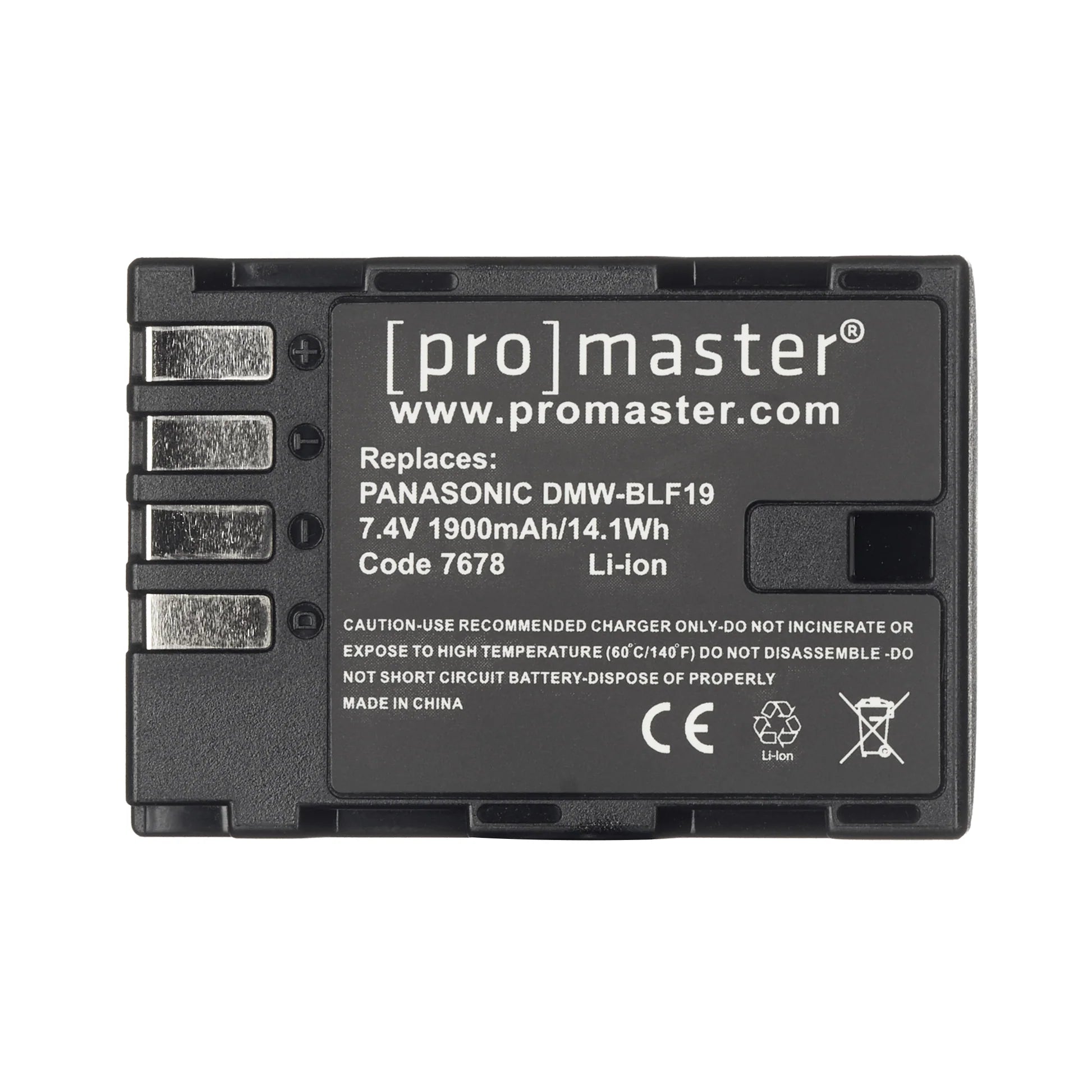 Batería Li-ion Panasonic DMW-BLF19