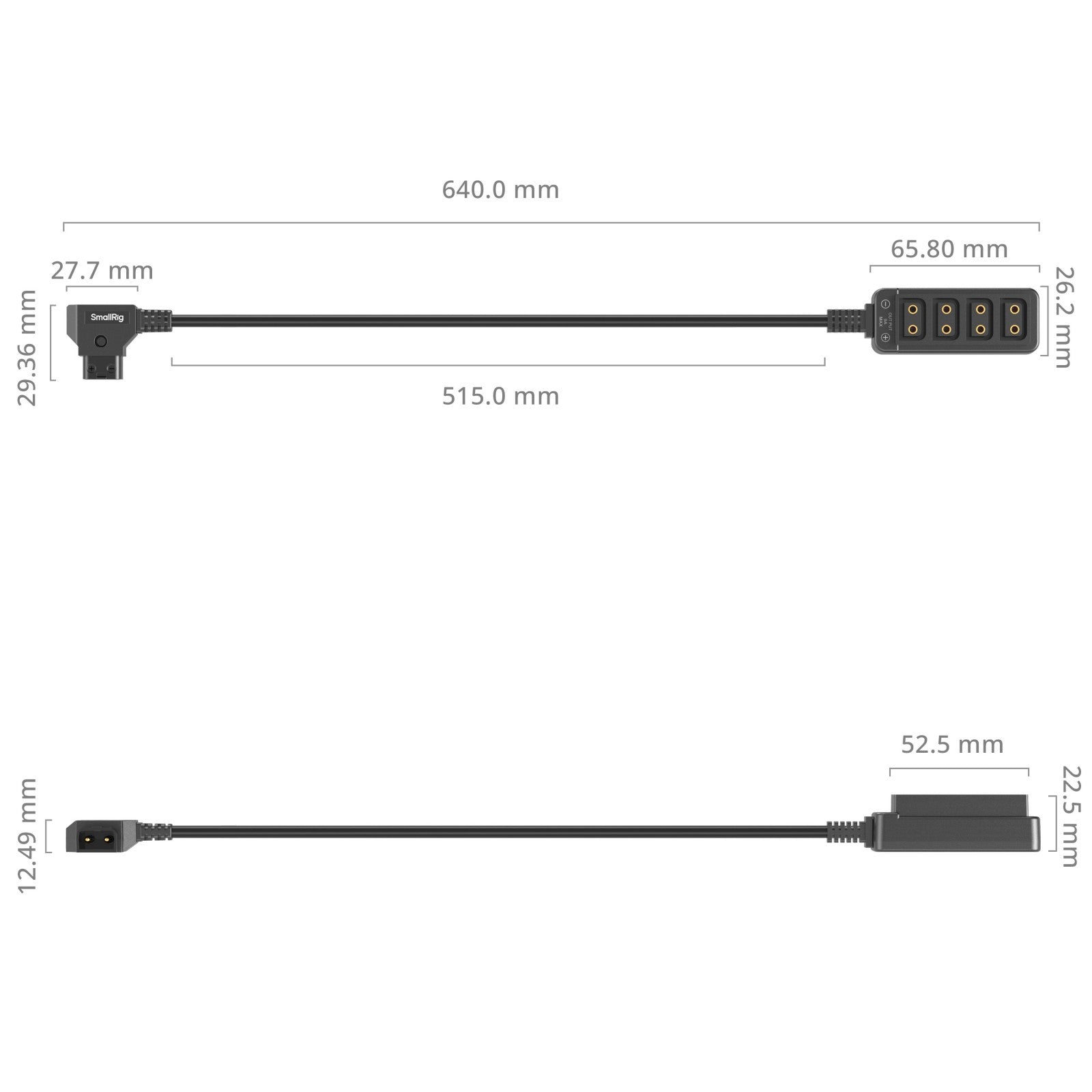 Cable SmallRig D-Tap 1 a 4
