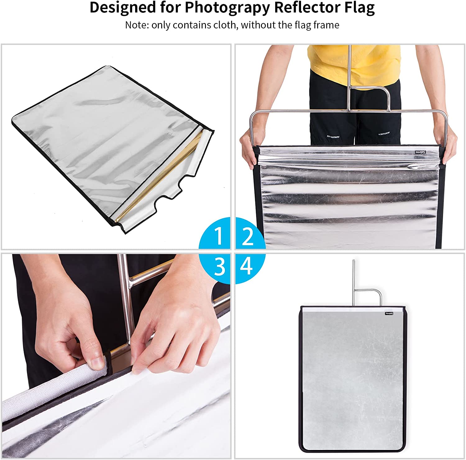 Kit reflector Tipo Bandera 5 en 1 – Versión plegable