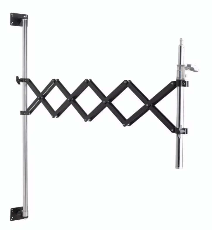 Soporte de Pared con Brazo de Tijera Soporte para iluminacion Soporte de Pared con Brazo de Tijera para entrega inmediata en nuestras tiendas de Escazú y Curridabat. Tienda en línea con envíos a toda Costa Rica. Garantía en Costa Rica.