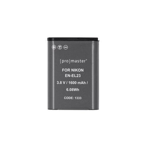 Bateria Promaster para Nikon EN-EL23 Batería para cámara Bateria Promaster para Nikon EN-EL23 para entrega inmediata en nuestras tiendas de Escazú y Curridabat. Tienda en línea con envíos a toda Costa Rica. Garantía en Costa Rica.