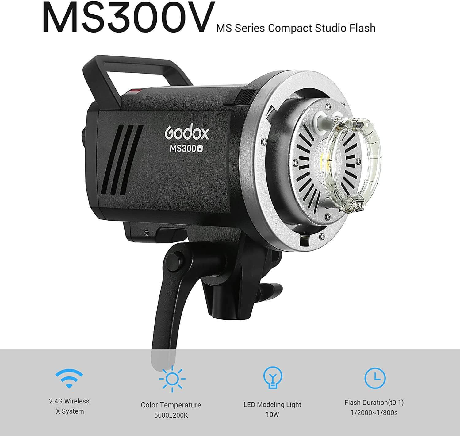 Flash para estudio Godox MS300-V Flash Flash para estudio Godox MS300-V para entrega inmediata en nuestras tiendas de Escazú y Curridabat. Tienda en línea con envíos a toda Costa Rica. Garantía en Costa Rica.