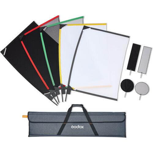 Juego de banderas de malla (24 x 36") Accesorios para iluminación Juego de banderas de malla (24 x 36") para entrega inmediata en nuestras tiendas de Escazú y Curridabat. Tienda en línea con envíos a toda Costa Rica. Garantía en Costa Rica.