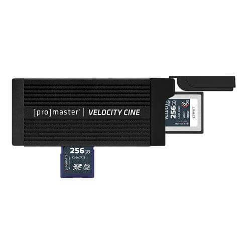 Lector de tarjeta CFexpress Type B & SD dual Velocity CINE Lector de tarjeta de memoria Lector de tarjeta CFexpress Type B & SD dual Velocity CINE para entrega inmediata en nuestras tiendas de Escazú y Curridabat. Tienda en línea con envíos a toda Costa R