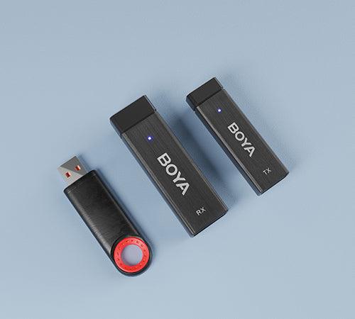 micrófono inalámbrico compacto de 4 canales Boya W4