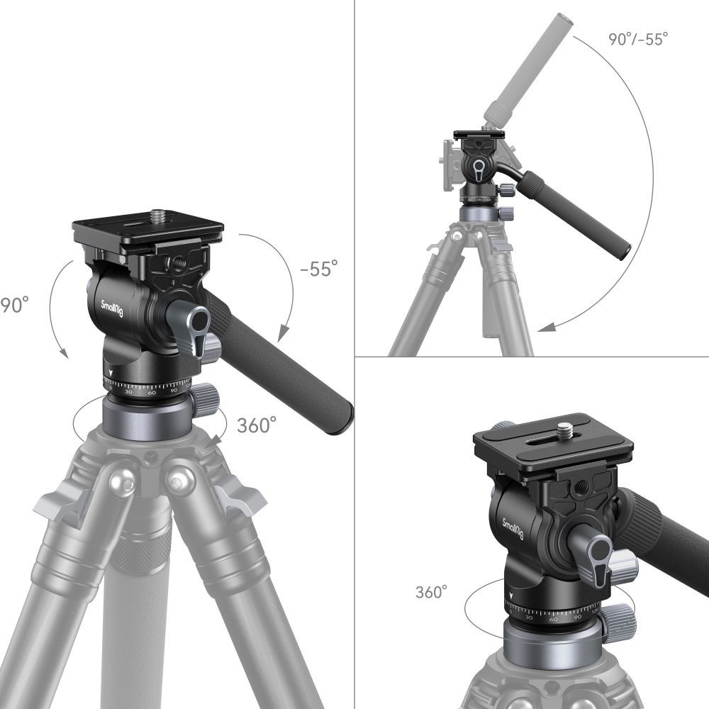 SmallRig CH20 Video Head with Leveling