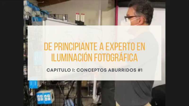 Capítulo 1/4. De Principiante a Experto en Iluminación Fotográfica. - Equipo Fotográfico | Costa Rica