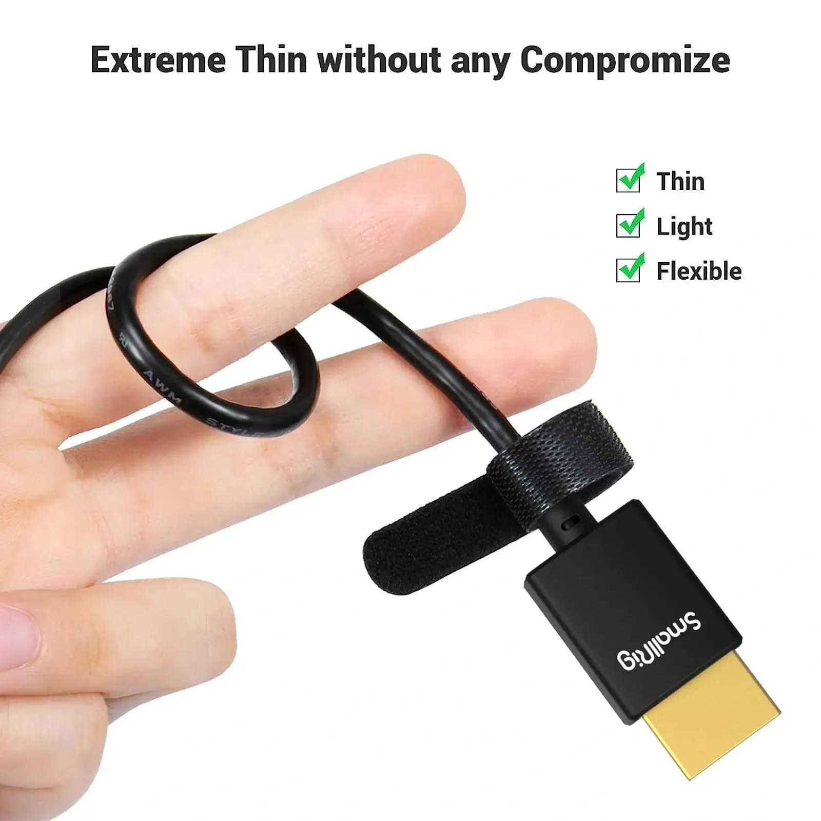 Cable de Datos HDMI Ultra Delgado 4K SmallRig D-A Cable Cable de Datos HDMI Ultra Delgado 4K SmallRig D-A para entrega inmediata en nuestras tiendas de Escazú y Curridabat. Tienda en línea con envíos a toda Costa Rica. Garantía en Costa Rica.