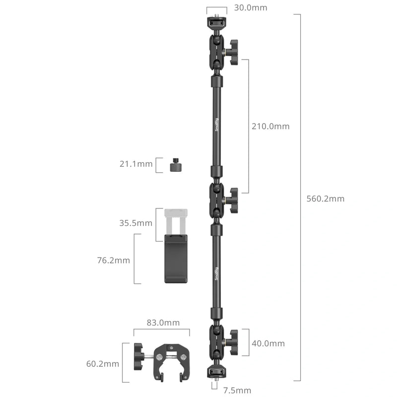 Kit de Brazo con Abrazadera SmallRig,Brazo Flexible,SMALLRIG,Kit de Brazo con Abrazadera SmallRig