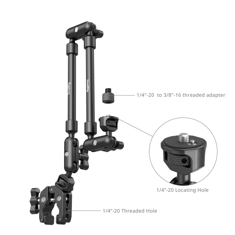 Kit de Brazo con Abrazadera SmallRig,Brazo Flexible,SMALLRIG,Kit de Brazo con Abrazadera SmallRig