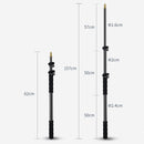 Barra de Extensión Telescópica 62–157 cm para Flash
