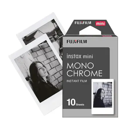 Film Instax Mini Monocrome 10 fotos Película Film Instax Mini Monocrome 10 fotos para entrega inmediata en nuestras tiendas de Escazú y Curridabat. Tienda en línea con envíos a toda Costa Rica. Garantía en Costa Rica.