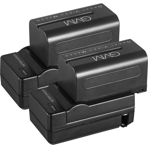 Baterías GVM NP-F750 de 4400 mAh con Cargadores (Conjunto de 2),Bateria para Camara,Costa Rica,PROMASTER,Equipo Fotográfico