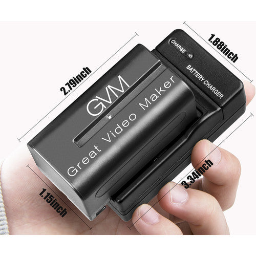 Baterías GVM NP-F750 de 4400 mAh con Cargadores (Conjunto de 2),Bateria para Camara,Costa Rica,PROMASTER,Equipo Fotográfico