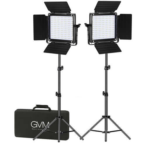 GVM juego completo de iluminación LED RGB con dos lámparas GVM 800D RGB Luz Continua GVM juego completo de iluminación LED RGB con dos lámparas GVM 800D RGB para entrega inmediata en nuestras tiendas de Escazú y Curridabat. Tienda en línea con envíos a to