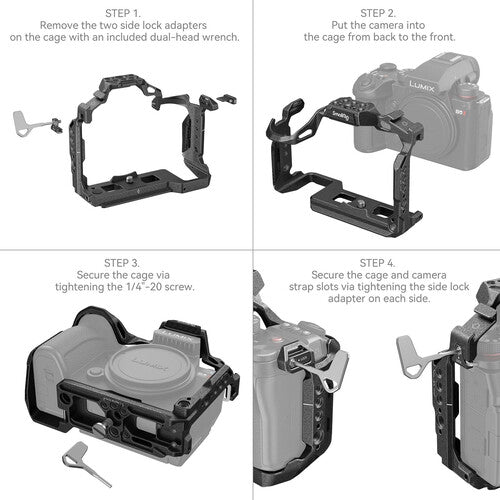 Jaula SmallRig Black Mamba para Panasonic Lumix G9 II/S5