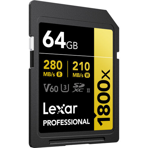 Lexar Pro SDXC 1800x UHS-II 64GB