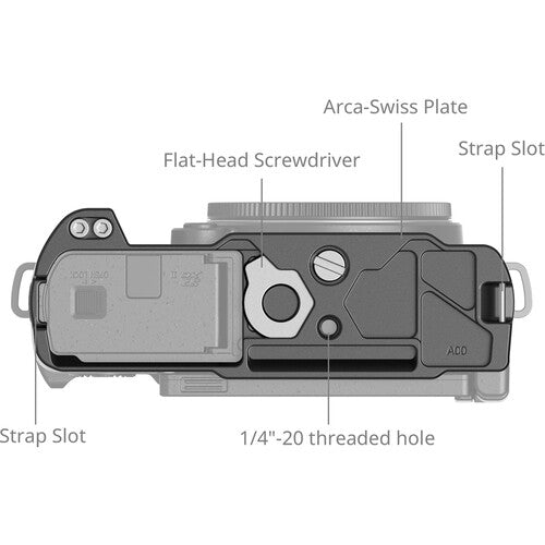 Empuñadura en L SmallRig para Panasonic Lumix S9 – Color Negro