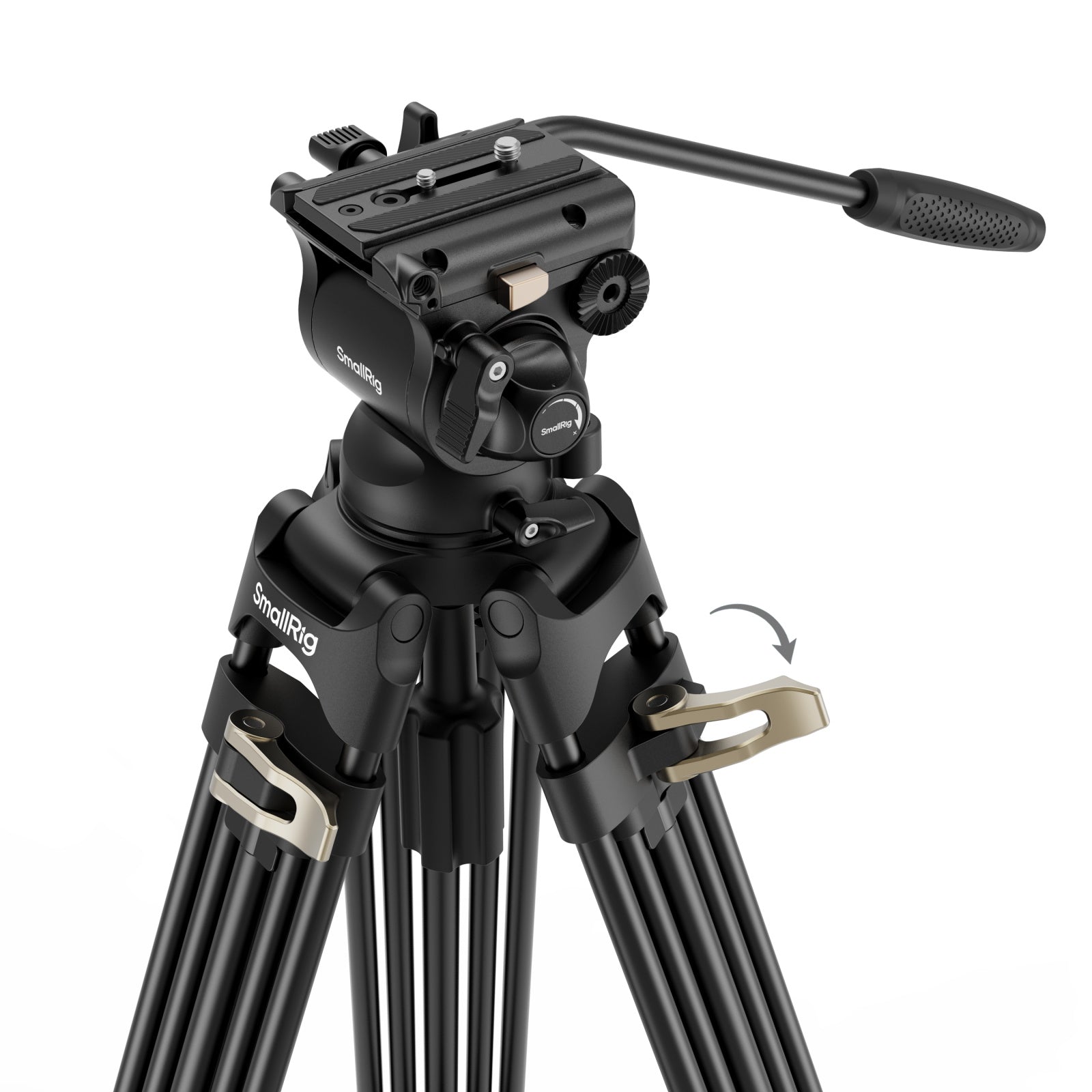 Kit de Trípode con Cabeza Fluida de Alta Carga AD-01S SmallRig