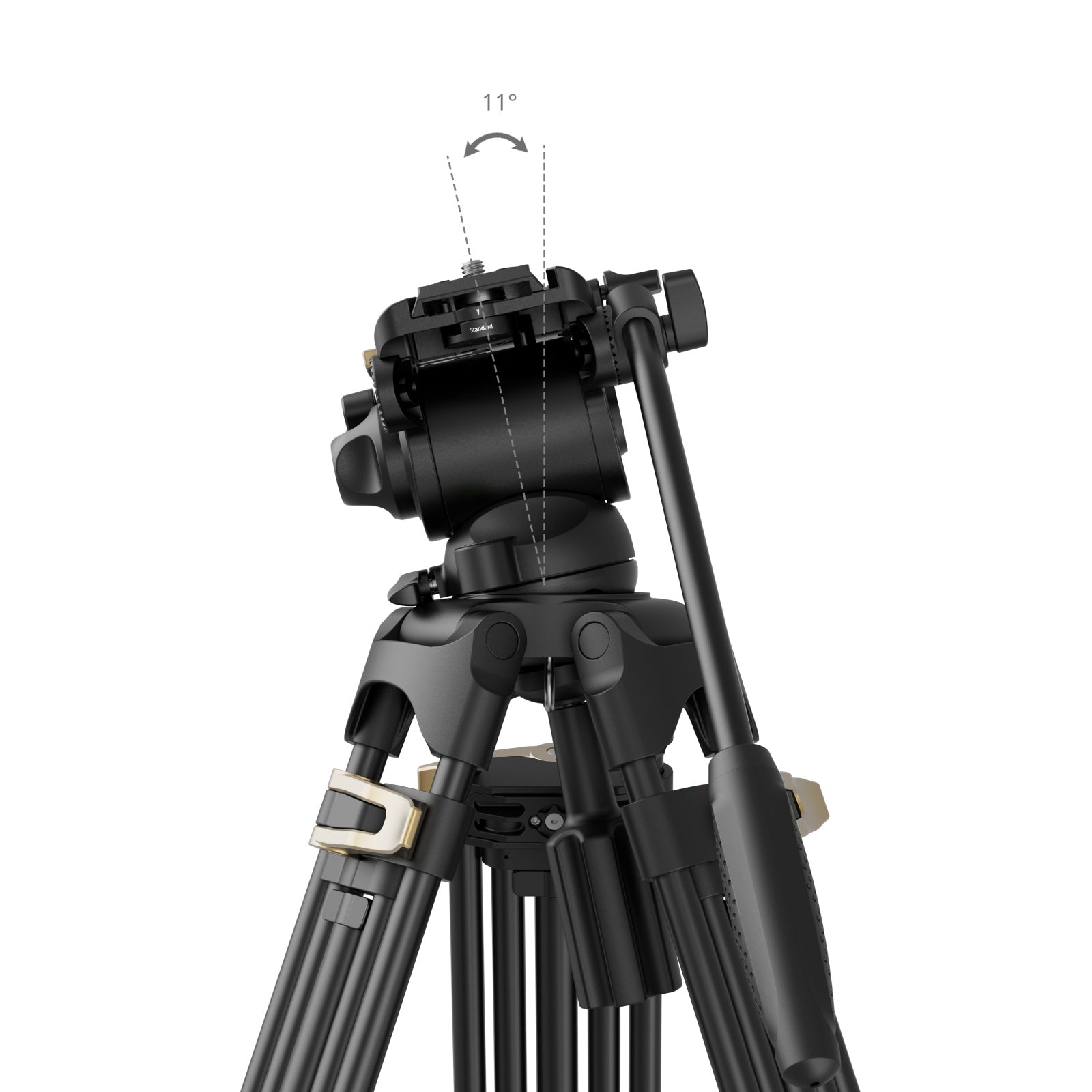 Kit de Trípode con Cabeza Fluida de Alta Carga AD-01S SmallRig