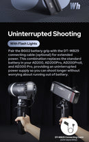 Empuñadura de batería para ML100 / ML60 / AD200Pro