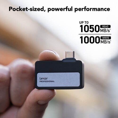 Lexar Professional Go Portable SSD 1TB con Hub USB-C