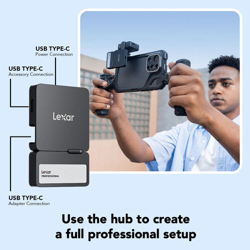 Lexar Professional Go Portable SSD 1TB con Hub USB-C