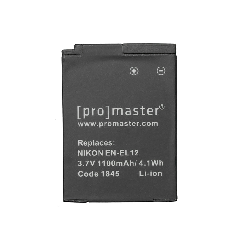 Li-ion Battery para Nikon EN-EL12,Batería para cámara,ProMaster,Li-ion Battery para Nikon EN-EL12