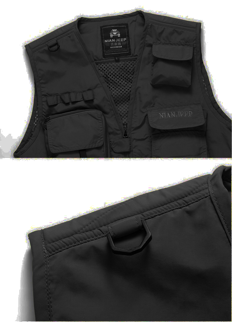 Chaleco fotográfico Negro