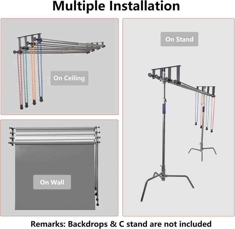 Kit de soporte para fondos de pared