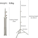 Pedestal para iluminación de acero inoxidable 200 cm Soporte para iluminacion Pedestal para iluminación de acero inoxidable 200 cm para entrega inmediata en nuestras tiendas de Escazú y Curridabat. Tienda en línea con envíos a toda Costa Rica. Garantía en