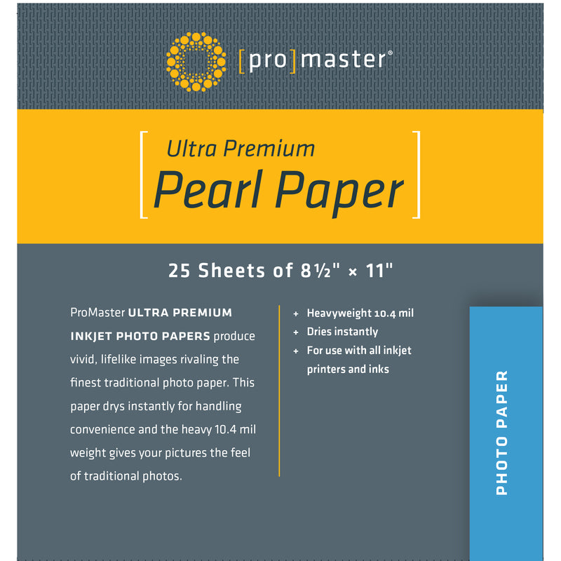 Papel Ultra Premium Pearl,Papel de fotografía,PROMASTER,Papel Ultra Premium Pearl