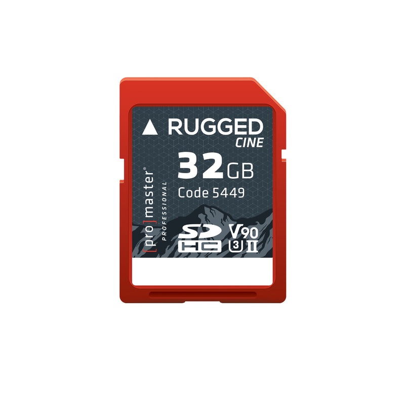 Tarjeta de Memoria Rugged CINE UHS-II V90,Tarjeta de memoria,ProMaster,Tarjeta de Memoria Rugged CINE UHS-II V90