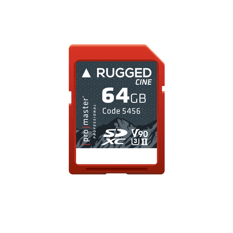 Tarjeta de Memoria Rugged CINE UHS-II V90,Tarjeta de memoria,ProMaster,Tarjeta de Memoria Rugged CINE UHS-II V90