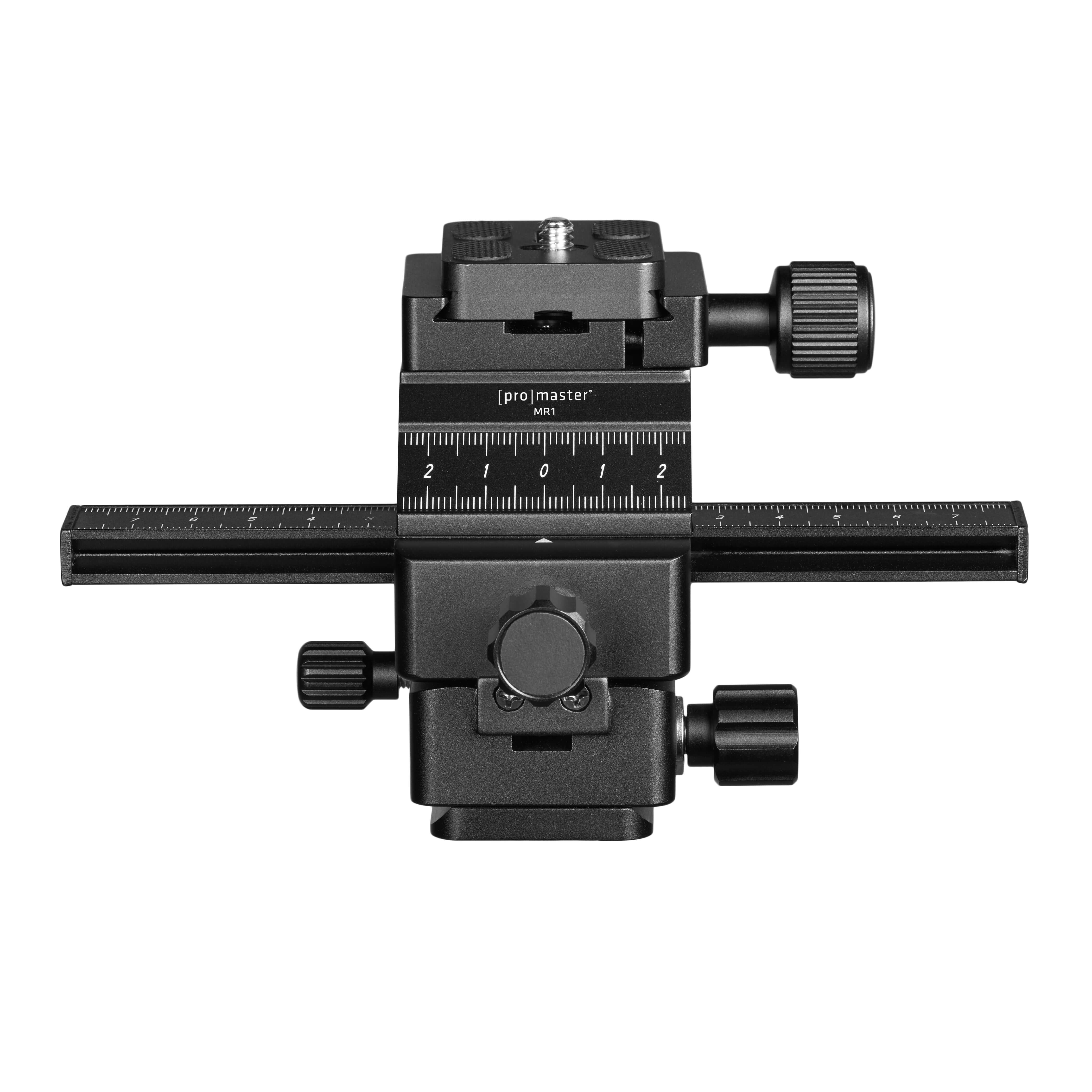 Carril de enfoque macro QR MR1 Cabezal para Enfoque Macro Carril de enfoque macro QR MR1 para entrega inmediata en nuestras tiendas de Escazú y Curridabat. Tienda en línea con envíos a toda Costa Rica. Garantía en Costa Rica.
