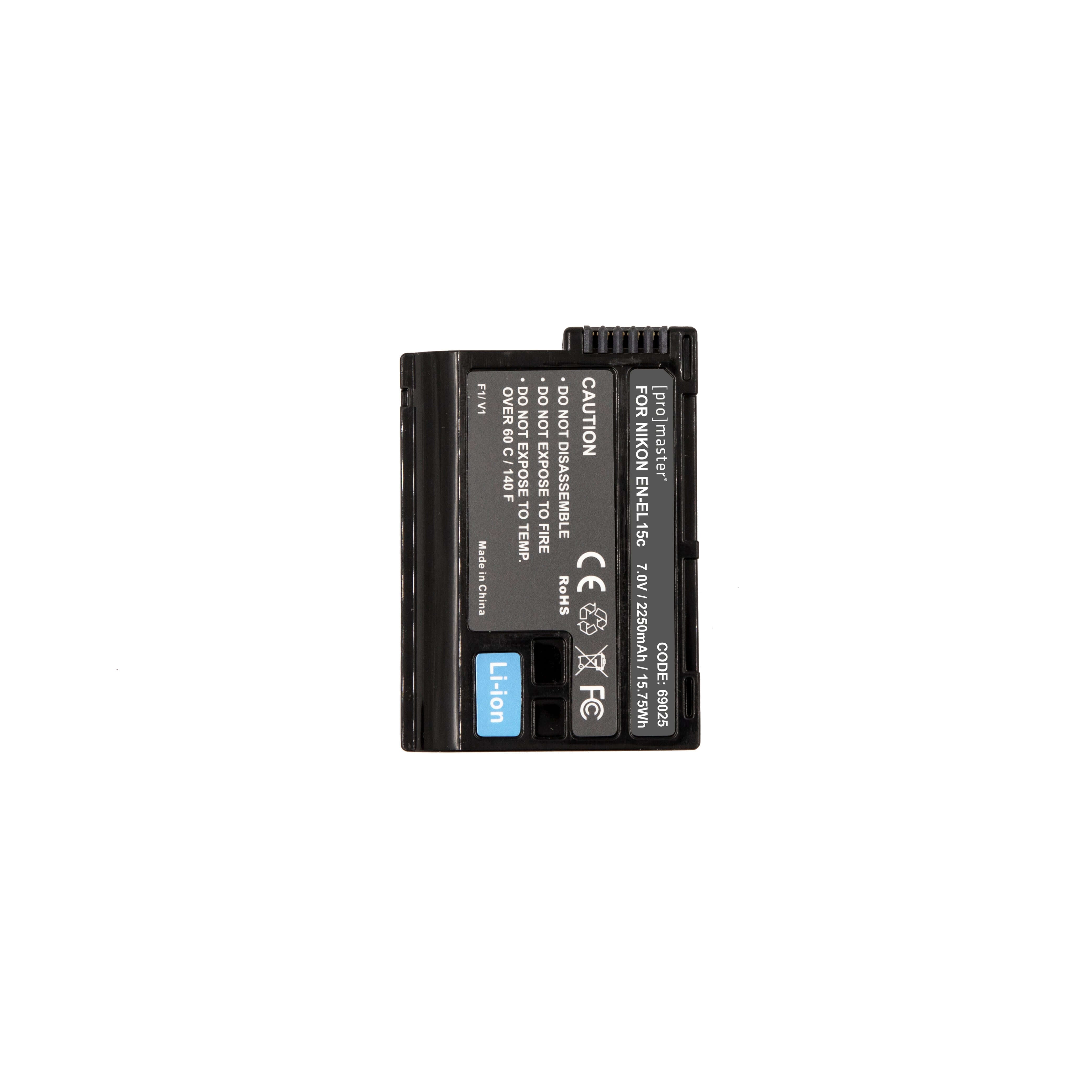 Promaster batería EN-EL15C compatible con Nikon Z8 Batería para cámara Promaster batería EN-EL15C compatible con Nikon Z8 para entrega inmediata en nuestras tiendas de Escazú y Curridabat. Tienda en línea con envíos a toda Costa Rica. Garantía en Costa Ri