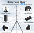 Soporte de Luz de Aluminio Reversible y Portátil para Estudio TT43