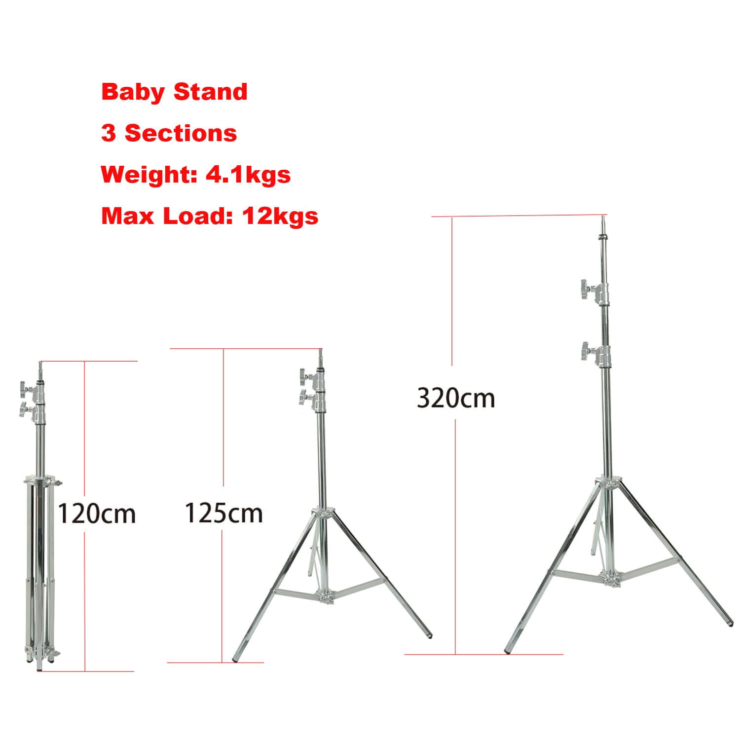 Soporte de Acero Inoxidable SSS-320 Soporte para iluminacion Soporte de Acero Inoxidable SSS-320 para entrega inmediata en nuestras tiendas de Escazú y Curridabat. Tienda en línea con envíos a toda Costa Rica. Garantía en Costa Rica.
