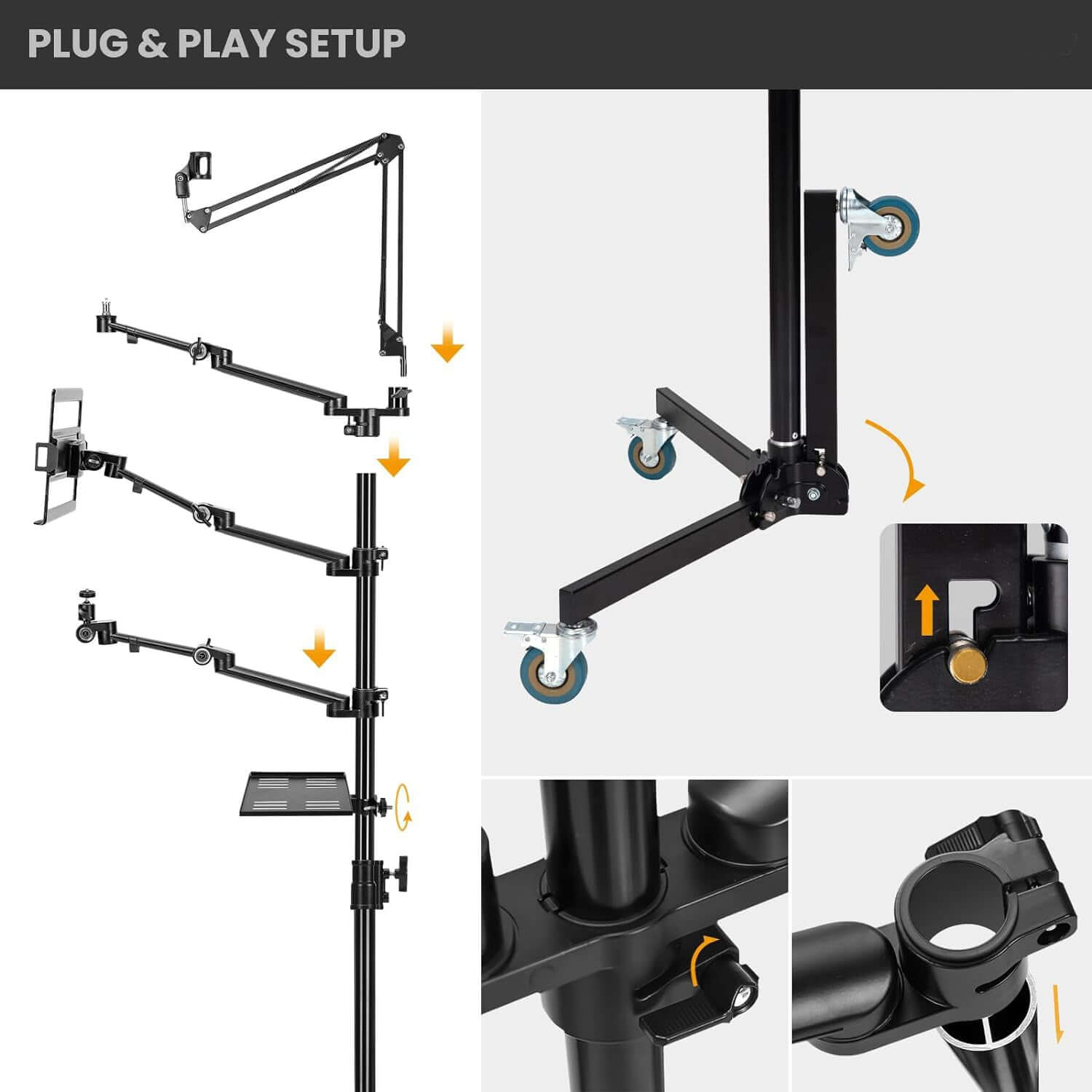 Soporte para Transmisión en Vivo con Ruedas Soporte para transmision Soporte para Transmisión en Vivo con Ruedas para entrega inmediata en nuestras tiendas de Escazú y Curridabat. Tienda en línea con envíos a toda Costa Rica. Garantía en Costa Rica.