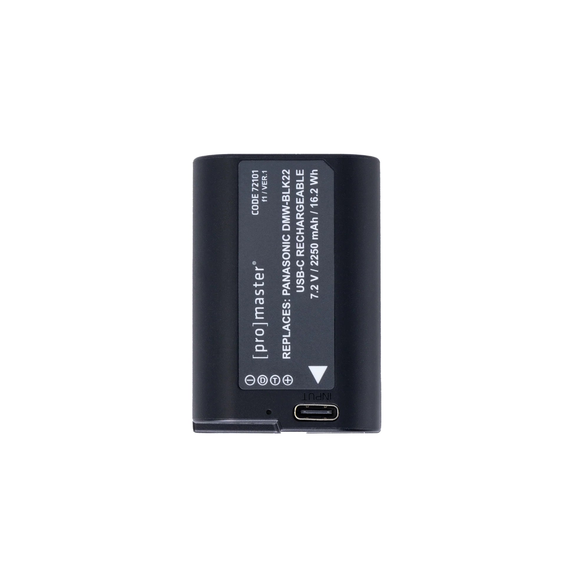 Batería Li-ion Panasonic DMW-BLK22 con carga USB-C