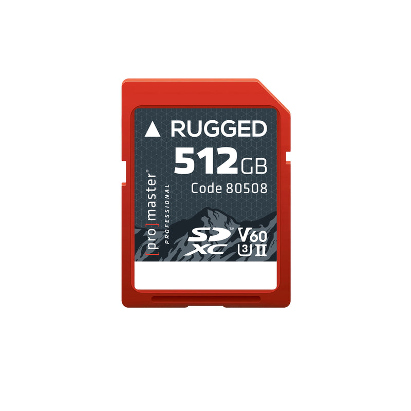 Tarjeta SDXC RUGGED UHS-II V60 512 GB